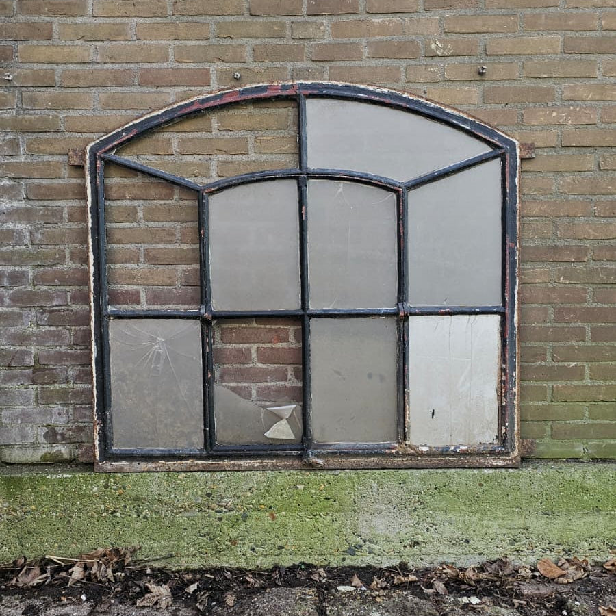 Gietijzeren wandspiegel 114x134 cm handgemaakt RensCreates Utrecht