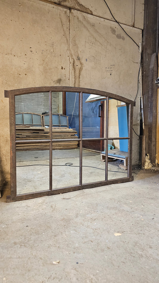 X - liggende gietijzeren spiegel - 150x107,5 cm